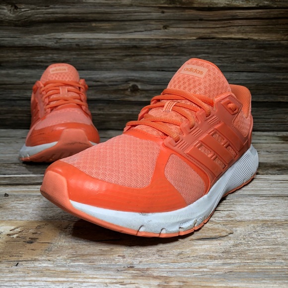 orange athletic shoes womens